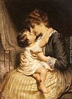 Frederick Morgan Wall Art - Motherly Love
